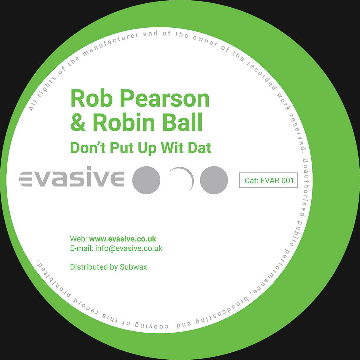 Don’t Put Up Wit Dat / The Right Vibes