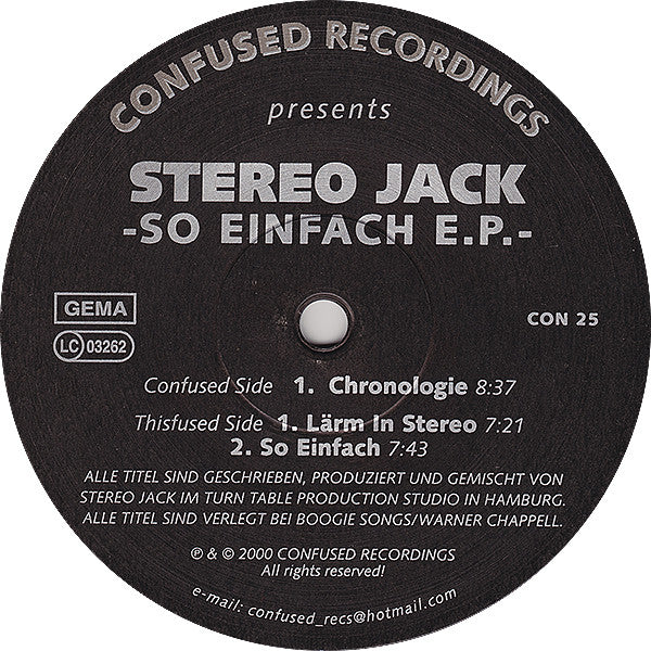 So Einfach E.P.