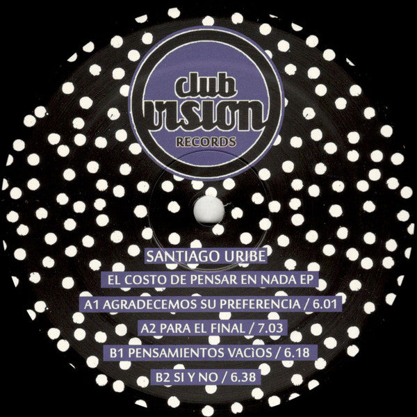 El Costo De Pensar En Nada EP