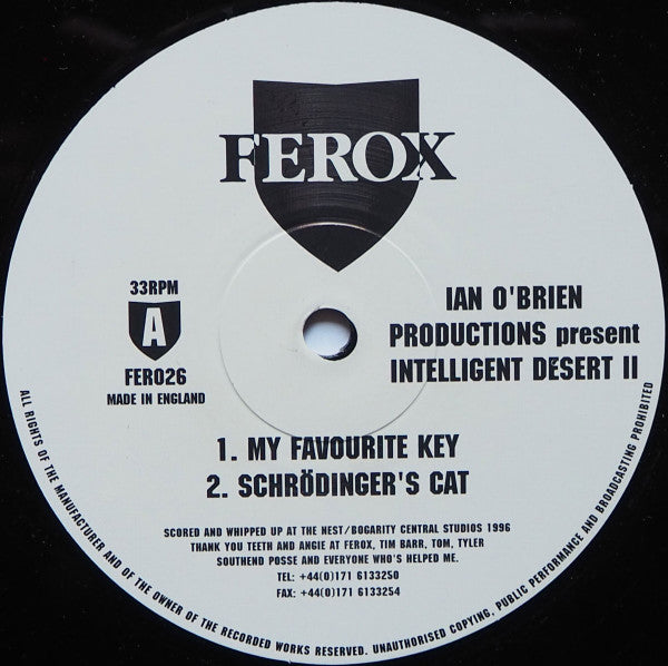 Intelligent Desert II