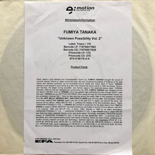 Unknown Possibility Vol. 2