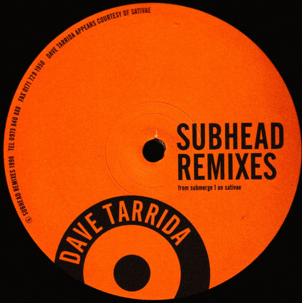 Subhead Remixes