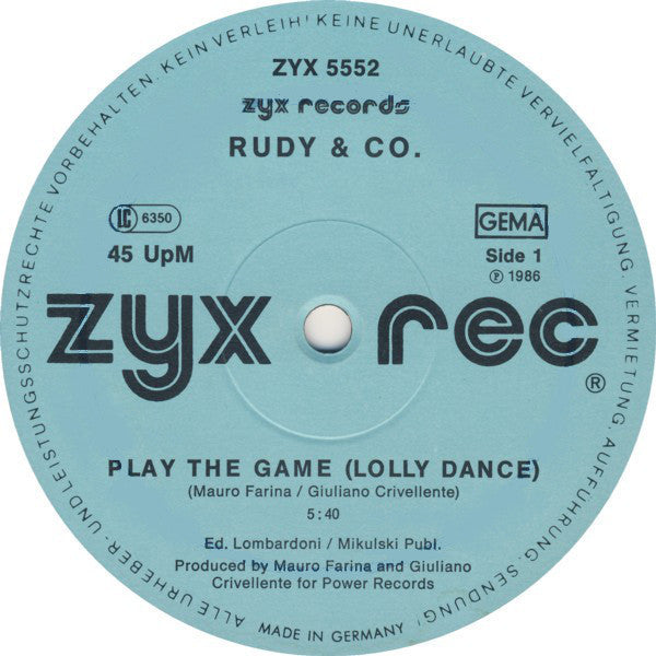 PLAY THE GAME (LOLLY DANCE)