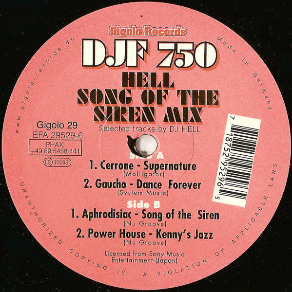 DJF 750 - Song Of The Siren Mix