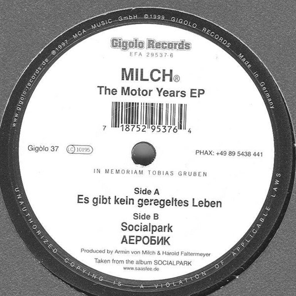 The Motor Years EP