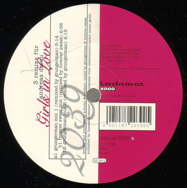 3 Remixe Für Andreas Dorau - Girls In Love