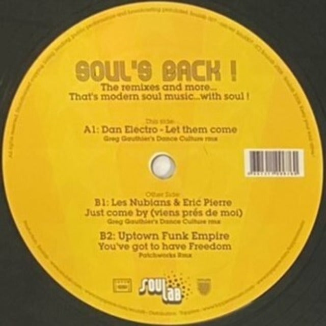 SOUL'S BACK! - THE REMIXES AND MORE...
