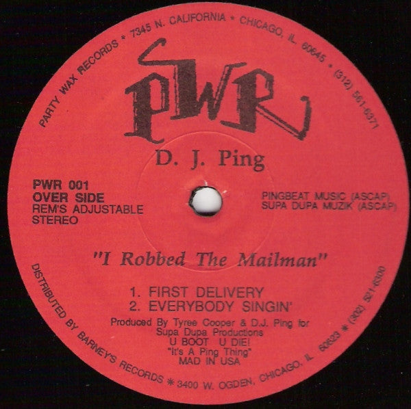 I Robbed The Mailman / Techno Problems