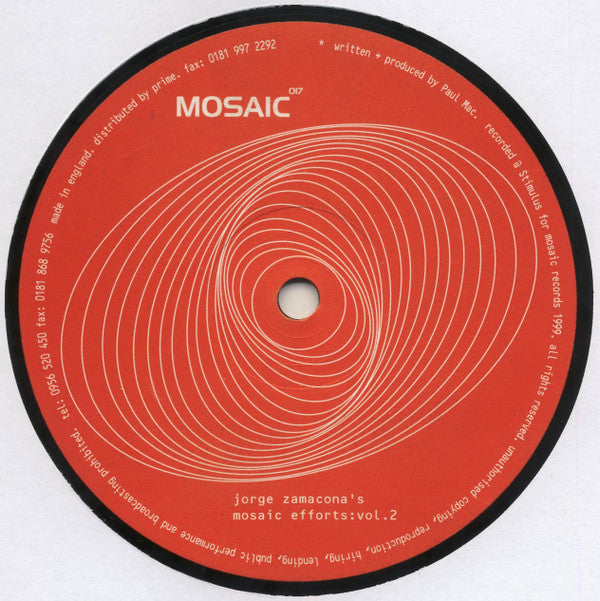 Mosaic Efforts: Vol. 2