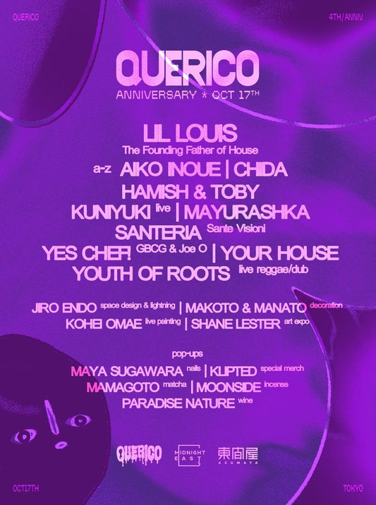 10/17 SAT - QUERICO ANNIVERSARY @ MIDNIGHT EAST