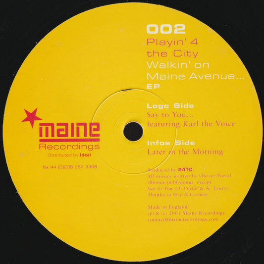 Walkin' On Maine Avenue... EP