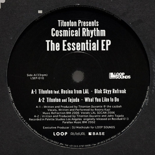 Titonton Presents Cosmical Rhythm - The Essential EP