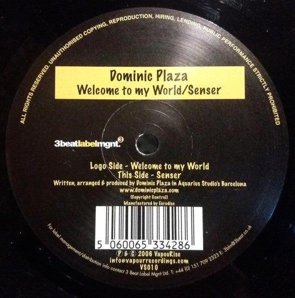 Welcome To My World / Senser