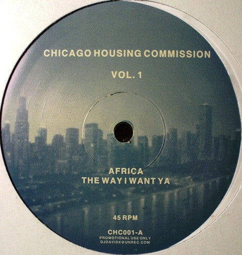 Chicago Housing Commission Vol. 1