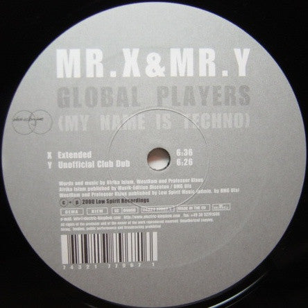 Global Players (My Name Is Techno)