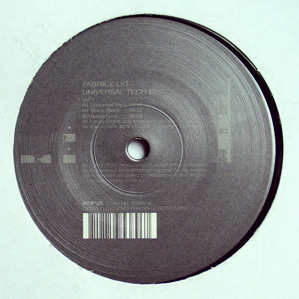 UNIVERSAL TECH EP – T.E.Q レコードショップ
