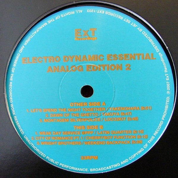 Electro Dynamic Essential Analog Edition 2