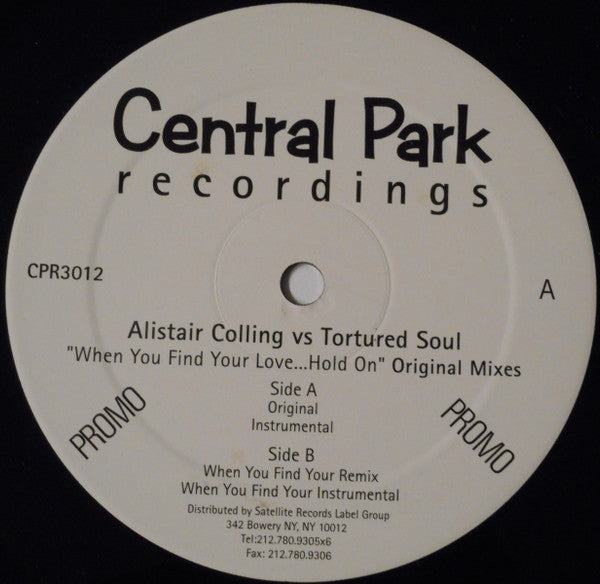 When You Find Your Love... Hold On (Original Mixes)