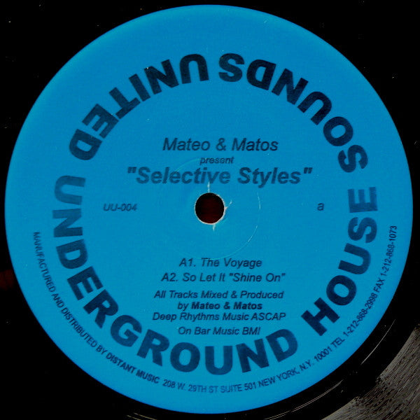 SELECTIVE STYLES – T.E.Q レコードショップ