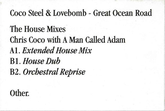 Great Ocean Road - The House Mixes: Chris Coco With A Man Called Adam