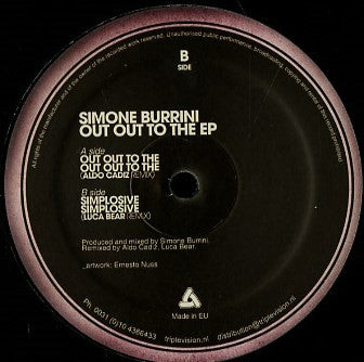 Out Out To The EP