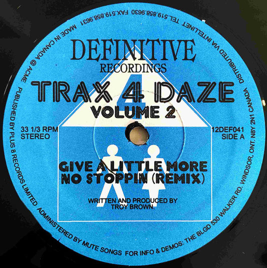 Trax 4 Daze Volume 2