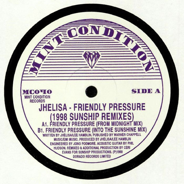 Friendly Pressure (1998 Sunship Remixes)