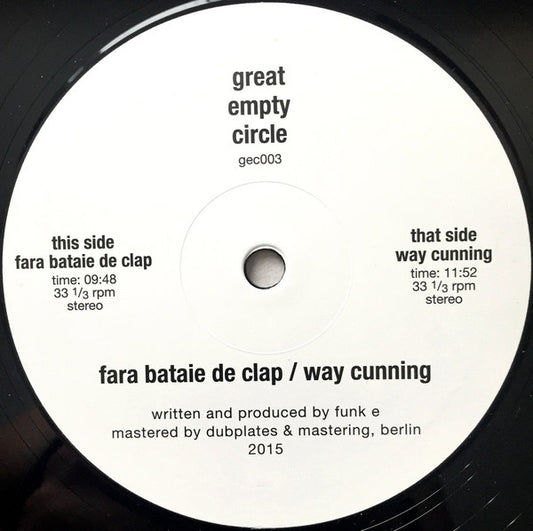 Fara Bataie De Clap / Way Cunning