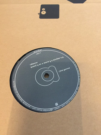 Quand Y En A Marre Y A Minibar E.P.