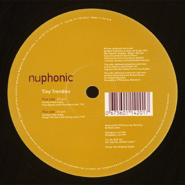 The Sky Is Not Crying (Remixes)