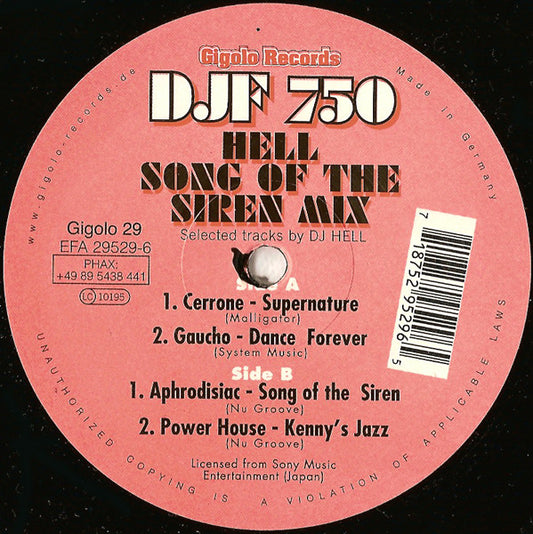 DJF 750 - Song Of The Siren Mix