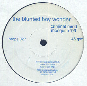 Criminal Mind / Mosquito '99
