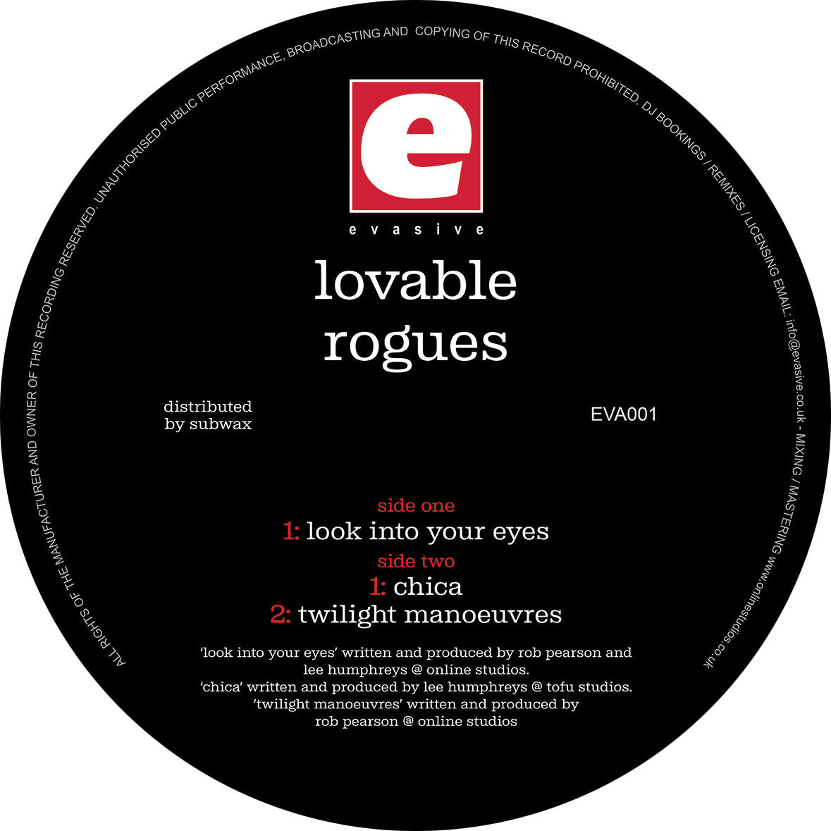 LOOK INTO YOU EYES / CHICA / TWILIGHT MANOUVRES (REISSUE)