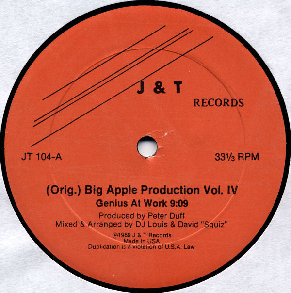 (Orig.) Big Apple Production Vol. IV