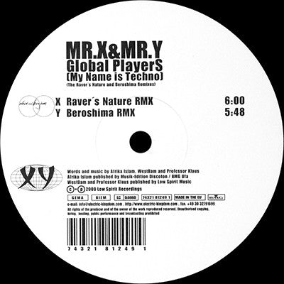 Global Players (My Name Is Techno) (The Raver's Nature And Beroshima Remixes)