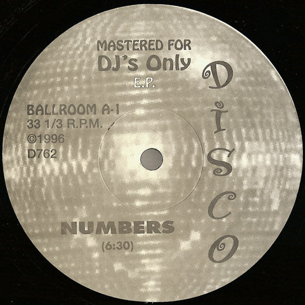 Numbers / Body Mechanic