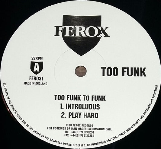 Too Funk To Funk