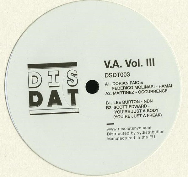 V.A. Vol. III