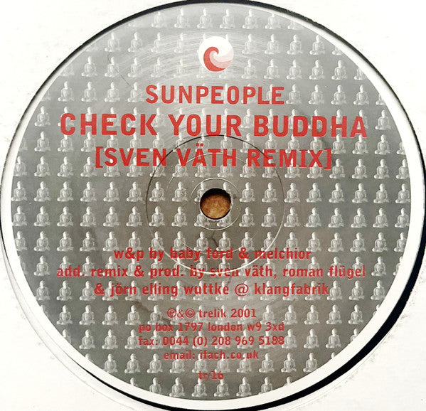 Check Your Buddha (Sven Väth Remix)